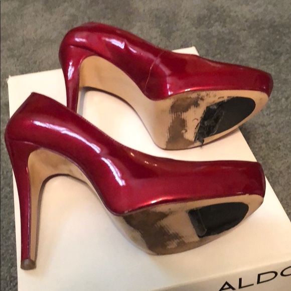 Aldo-Atlantic City Red Patent Heels - Picture 3 of 3